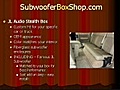 JL Audio Stealthbox custom Subwoofer Enclosures and Boxes-Sale