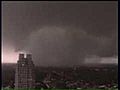 Video of storm going through Raleigh,  NC