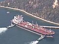中国からガソリン1万トンを乗せたタンカーが広島・江田島市の石油備蓄施設に到着