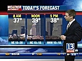 VIDEO: 13WHAM Weather Authority Morning Forecast - March 23 2010