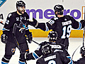 Sharks trip Wings,  roll to West finals