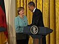 Obama,  Merkel see pressure mounting on Kadhafi