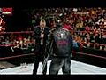 WWE : Monday night RAW : Bret &#039;Hit man&#039; Hart vs Vince McMahon match update for Wrestlemania 26 (01/03/2010).