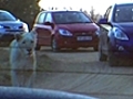 Lions attack car in Africa