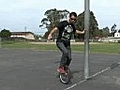 How to Ride a Unicycle : Unicycle Spin Trick