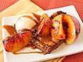 Grilled Pound Cake and Peaches