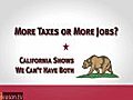 Does Higher Taxes Create More Jobs