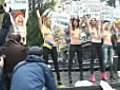 Protestan contra Putin en ´topless´