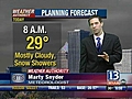 VIDEO: 13 WHAM Weather Authority Morning Forecast,  2-18-2010