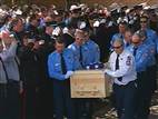 Funeral for Rangers baseball fan