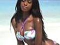 Modella on the beach