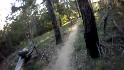 MTB Singletrack Helmet Cam - Tathra Poo Pond Singletrack