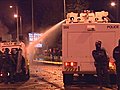 Violent clashes in east Belfast