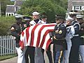 Kennedy’s casket leaves compound