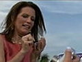 Bachmann,  a frontrunner Who’s a magnet For attention