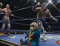 Midget Mexican Wrestler In Funny Costume Gets Brutal Dropkick