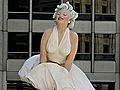 Raw Video: Sculpture of Marilyn Monroe Unveiled