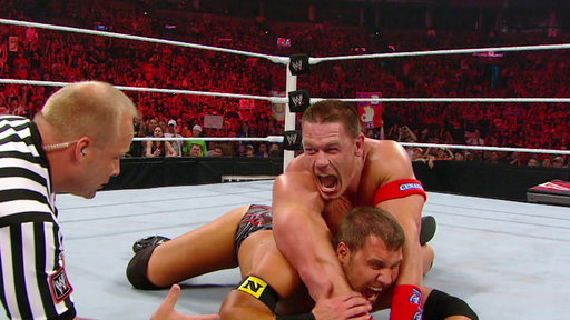 WWE Monday Night Raw - WWE Champion John Cena Vs. WWE Tag Team Champions The New Nexus
