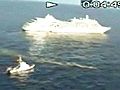 Raw Video: Cruise passenger goes overboard