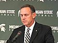 MSU head coach Mark Dantonio addresses media for first time since heart attack