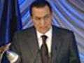 مبارك يحذر من مخاطر المساس بأمن مصر القومي