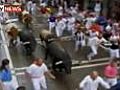 Pamplona bull run injures 10
