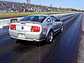 Ford Mustang launching on M&H Drag Radials