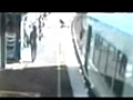 Baby survives being hit by train