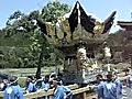 徳畑天神社　奥中　鳥居通過