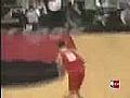 NBA五佳之姚明背后运球过人灌篮