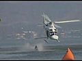 Watch extreme water skiing