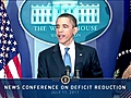 President Obama’s News Conference on Deficit Reduction