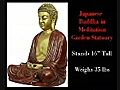 Garden Statues & Fountains, Buddha in Meditation & Happy Buddha