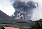 Volcano erupts in Indonesia