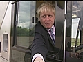 Boris drives London’s new bus