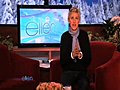 Ellen Prepares for the Hope for Haiti Telethon